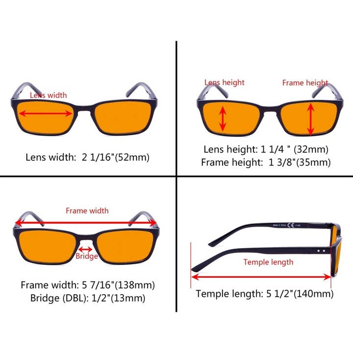 Pairs Mix 3 Pack Blue Light Blocking Reading Glasses for wholesale on Faire3