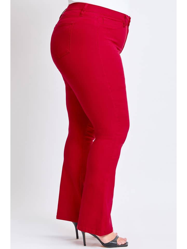 YMI - Wholesale Pants - Women's - Plus Size Hyperstretch Flare Pants-EP42931R24