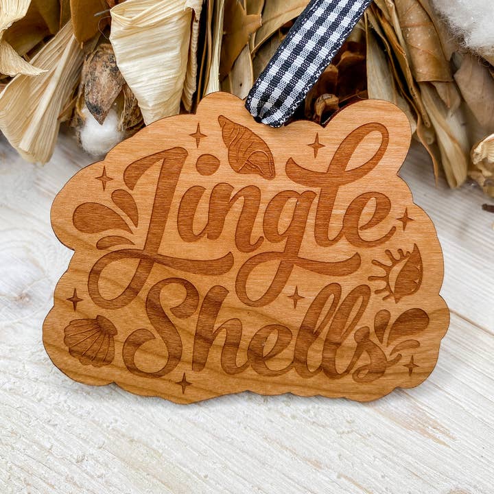 Coastal Ornament - Jingle Shells for wholesale by The Cottonseed Marketplace