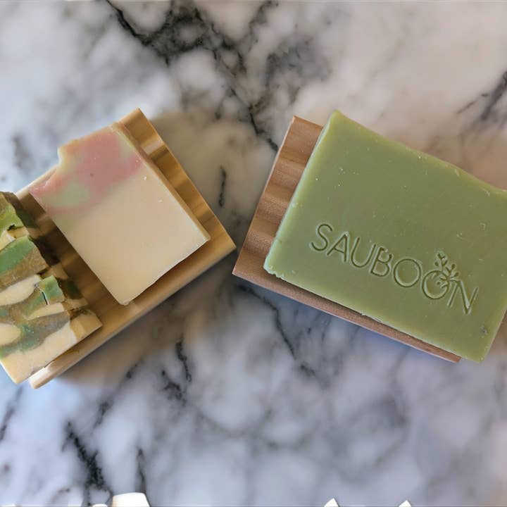 SAUBOON Handcrafted Soaps - Wholesale Bath Soap Dish - WOODEN SOAP DISH4