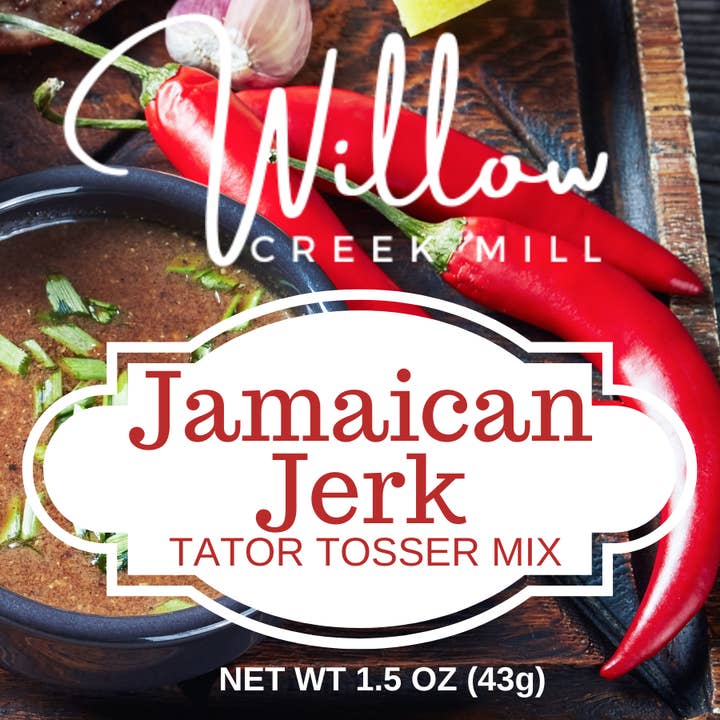 Willow Creek Mill Jamaican Jerk Tator Tosser Mix for wholesale by Willow Creek Mill