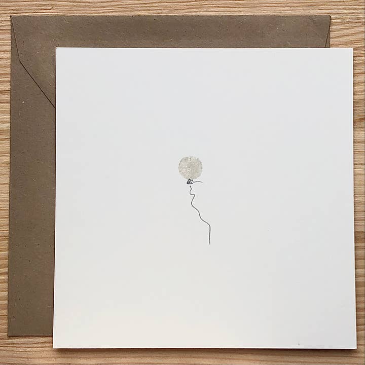 Biglietto palloncino grigio per la vendita all'ingrosso da parte di Teddy's