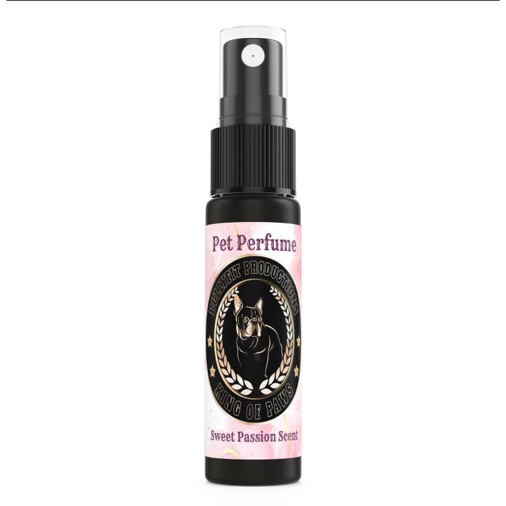 BullyFIT x King Of Paws Sweet Passion Parfum pour Animaux 30ml | Parfum Bio pour Chiens | Meilleur Shampooing et Produits de Toilettage pour Chiens | Désodorisant | Sans Cruauté | pour la vente par BullyFIT Productions