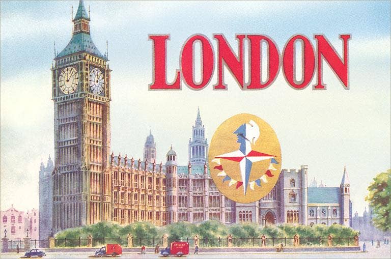 Found Image Press - Wholesale Sticker - Sticker EN-380 Big Ben, London0