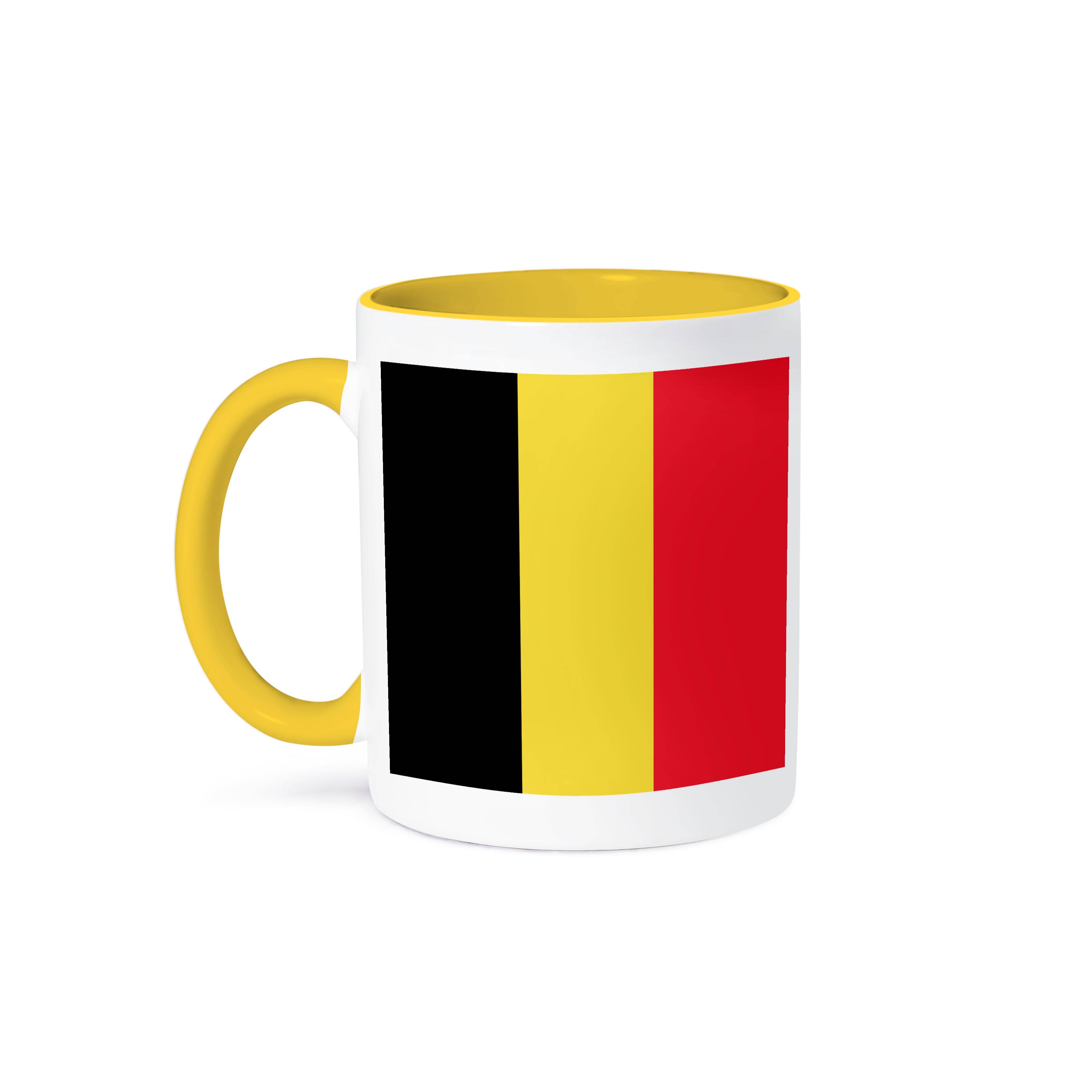 3dRose - Wholesale Coffee Mug - 3dRose, Flag of Belgium - Belgian vertical black yellow red stripes - European country national world flags, Mug0