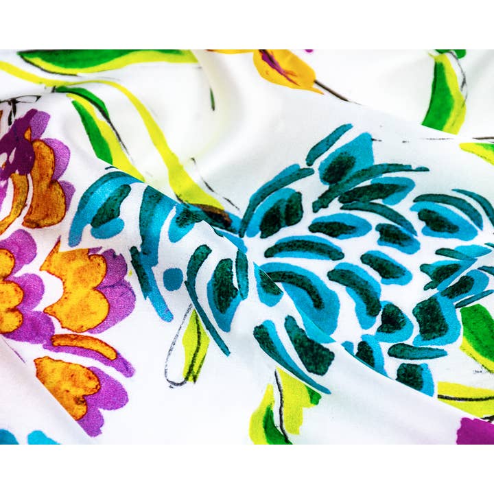 Bufanda Jardín Botánico 90 x 90 cm para venta al por mayor de Florentina Fischer