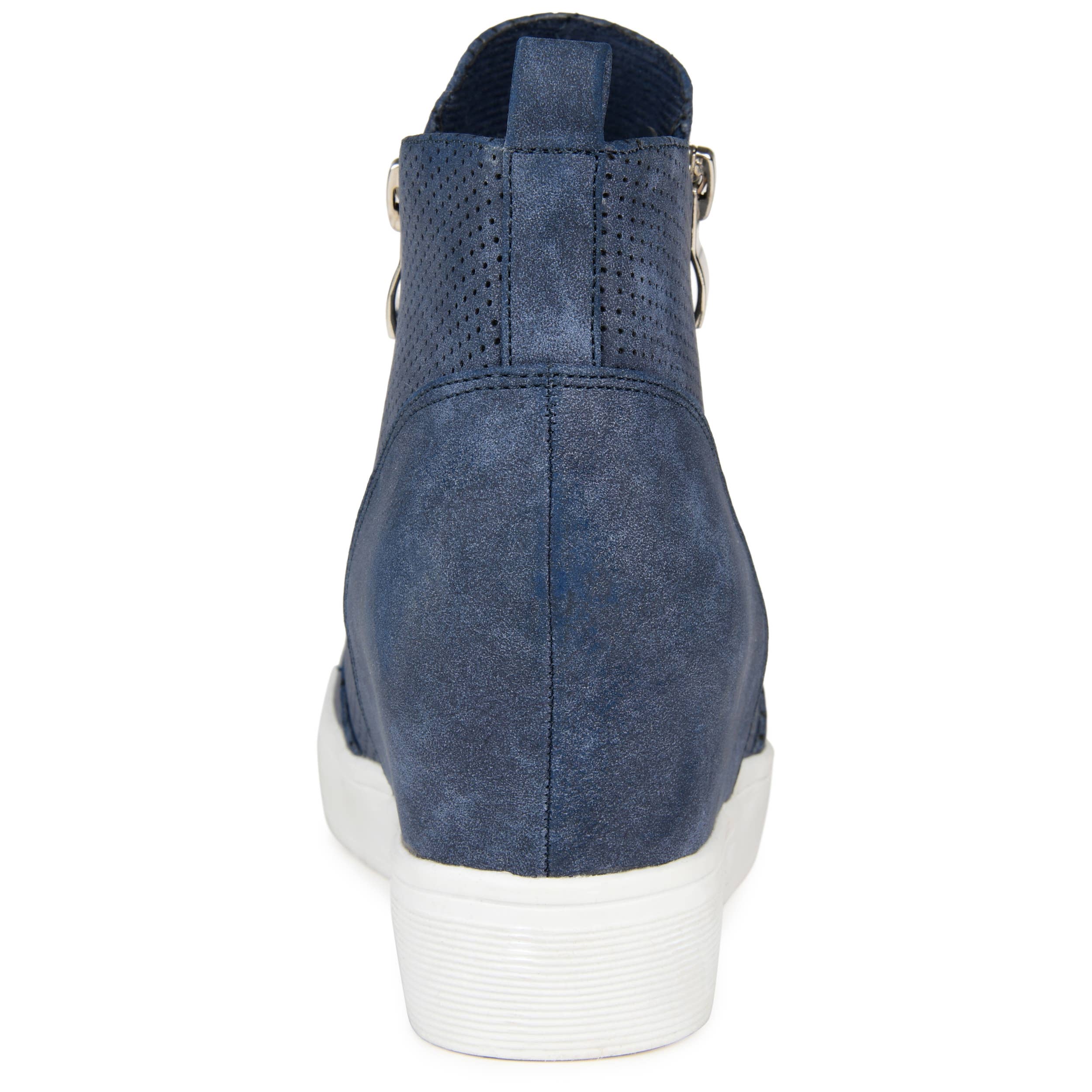 Journee - Wholesale Wedges - Women's - Pennelope Wedge Sneakers In Faux Leather6