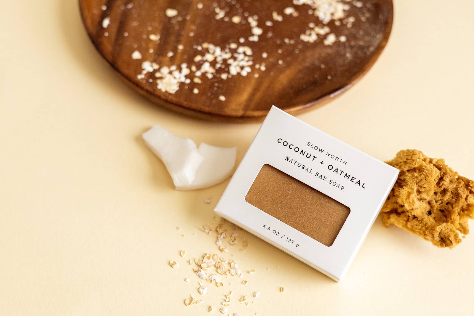 Slow North - Wholesale Bar Soap - Coconut + Oatmeal - Natural Bar Soap6