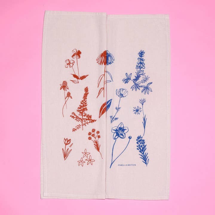 Maria Schoettler - Wholesale Tea Towel - Botanical Tea Towel0