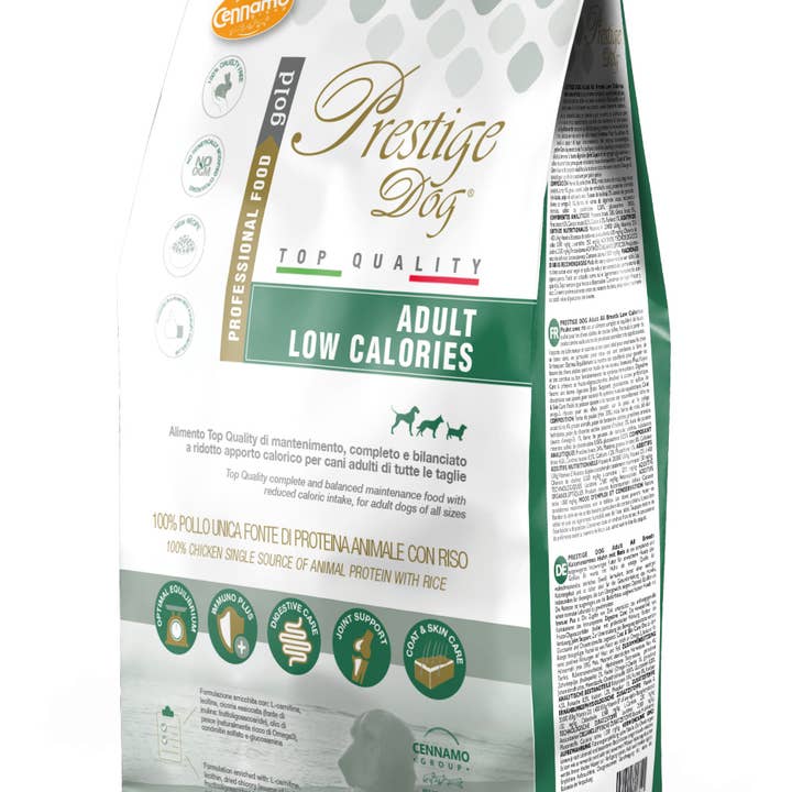 Cennamo - Vendita all'ingrosso Cibo - Cani - PRESTIGE DOG ADULT ALL BREEDS LOW CALORIES 2KG - 4pz