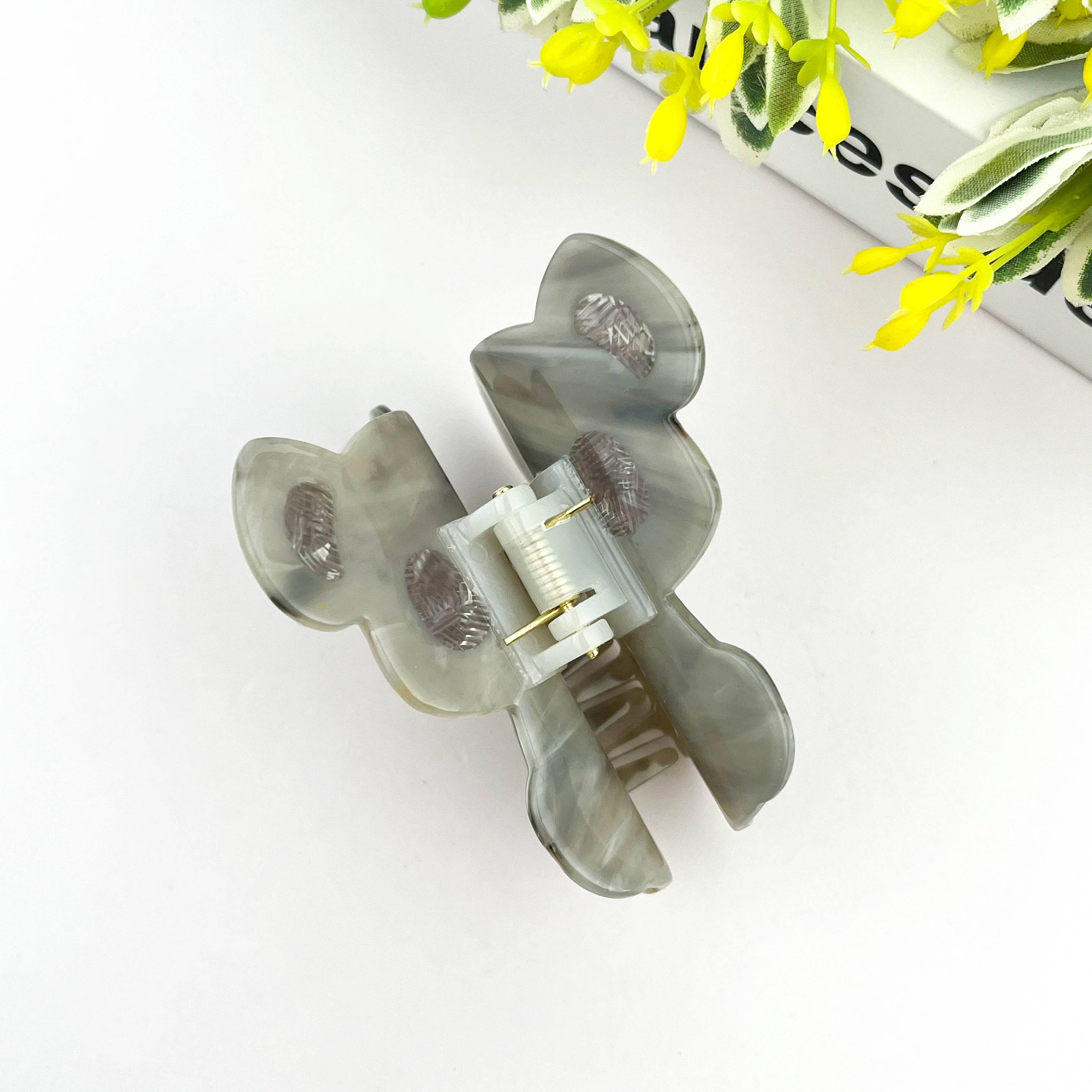 TheDivaSoap - Wholesale Hair Clip - Women's - Grey Koala Bear Claw Clip, Cute Animal Hair Clip3