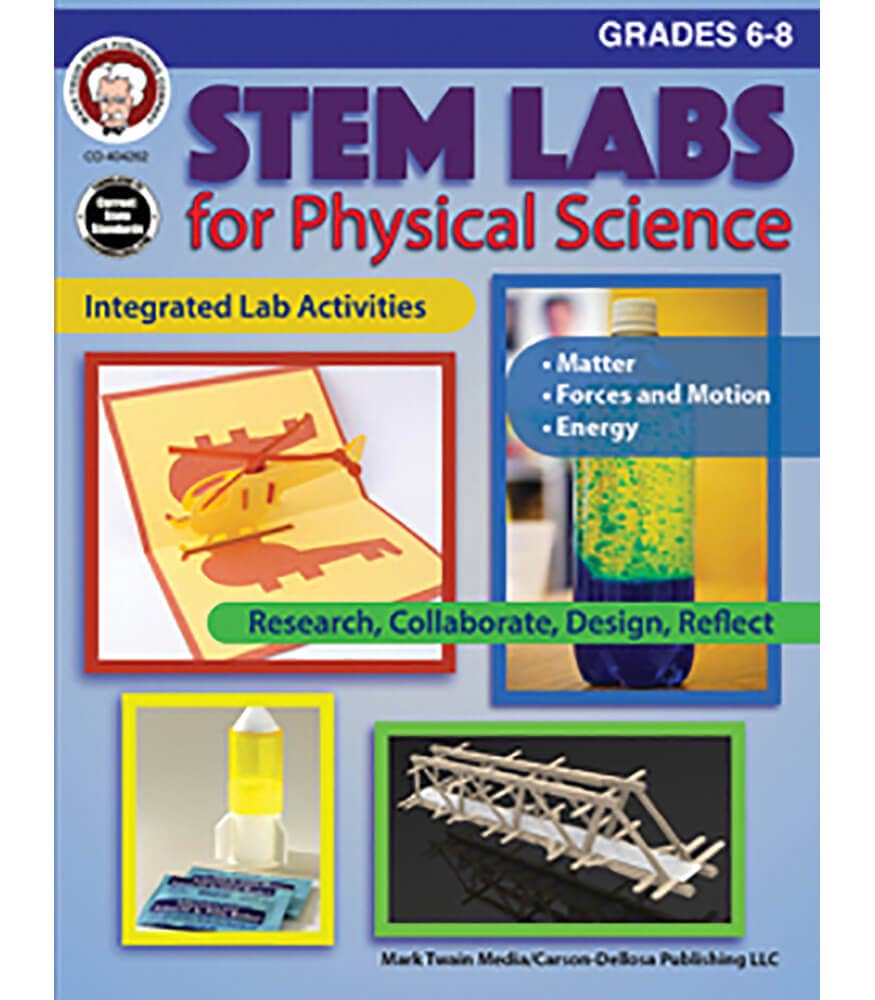 Carson Dellosa Education - Wholesale Science & Math - STEM Labs for Physical Science, Grades 6 - 80