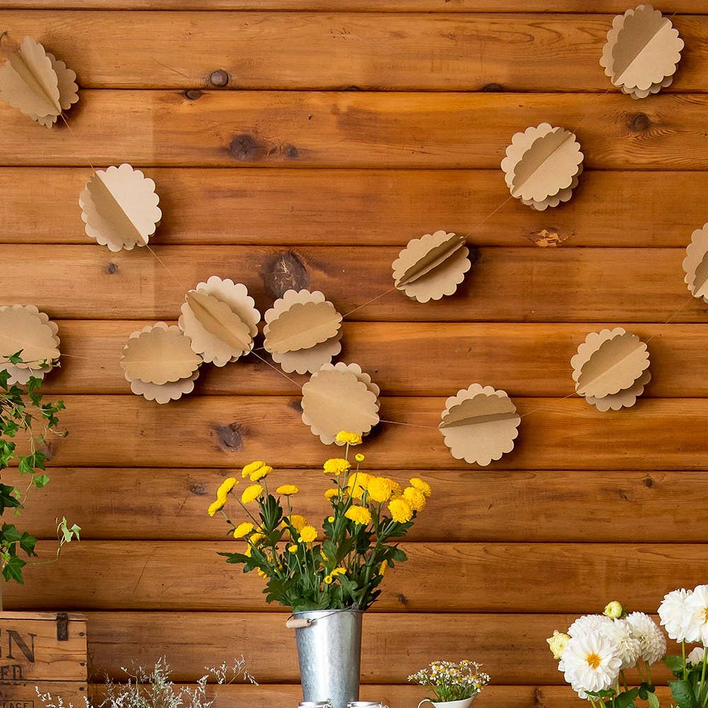 Weddingstar Inc. - Wholesale Bunting/Garland - 3D Floral Kraft Paper Garland2