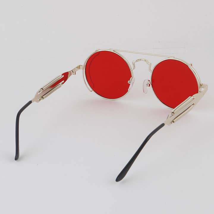 Multicolor Rounded Aviator Sunglasses for wholesale on Faire