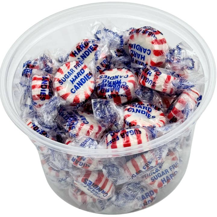 SUGAR FREE PEPPERMINT STARLIGHTS 8oz for wholesale by Martin's Country Store LLC