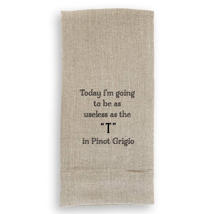 French Graffiti - Vendita all'ingrosso Strofinacci - Inutile come la T in Pinot Grigio1