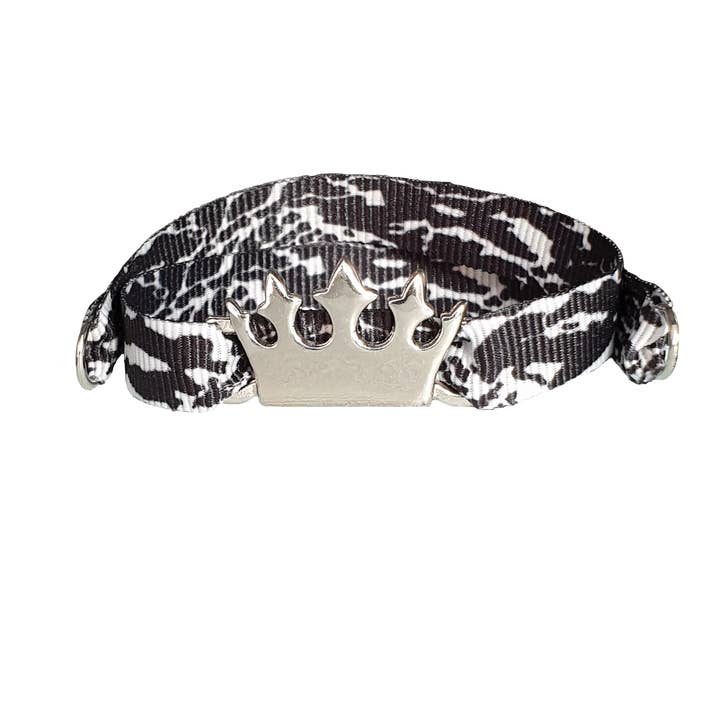 PYTHON BRACELET PALLADIUM CROWN for wholesale by Smartever Srl