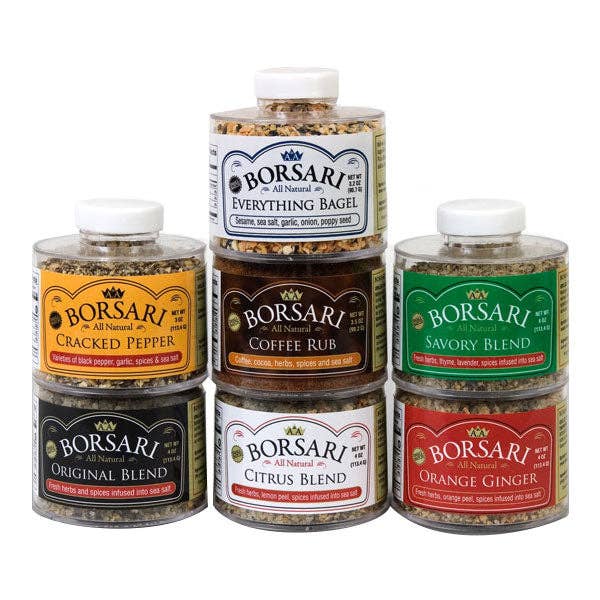 Custom Six Seasoning Pack for wholesale by Borsari Food Company