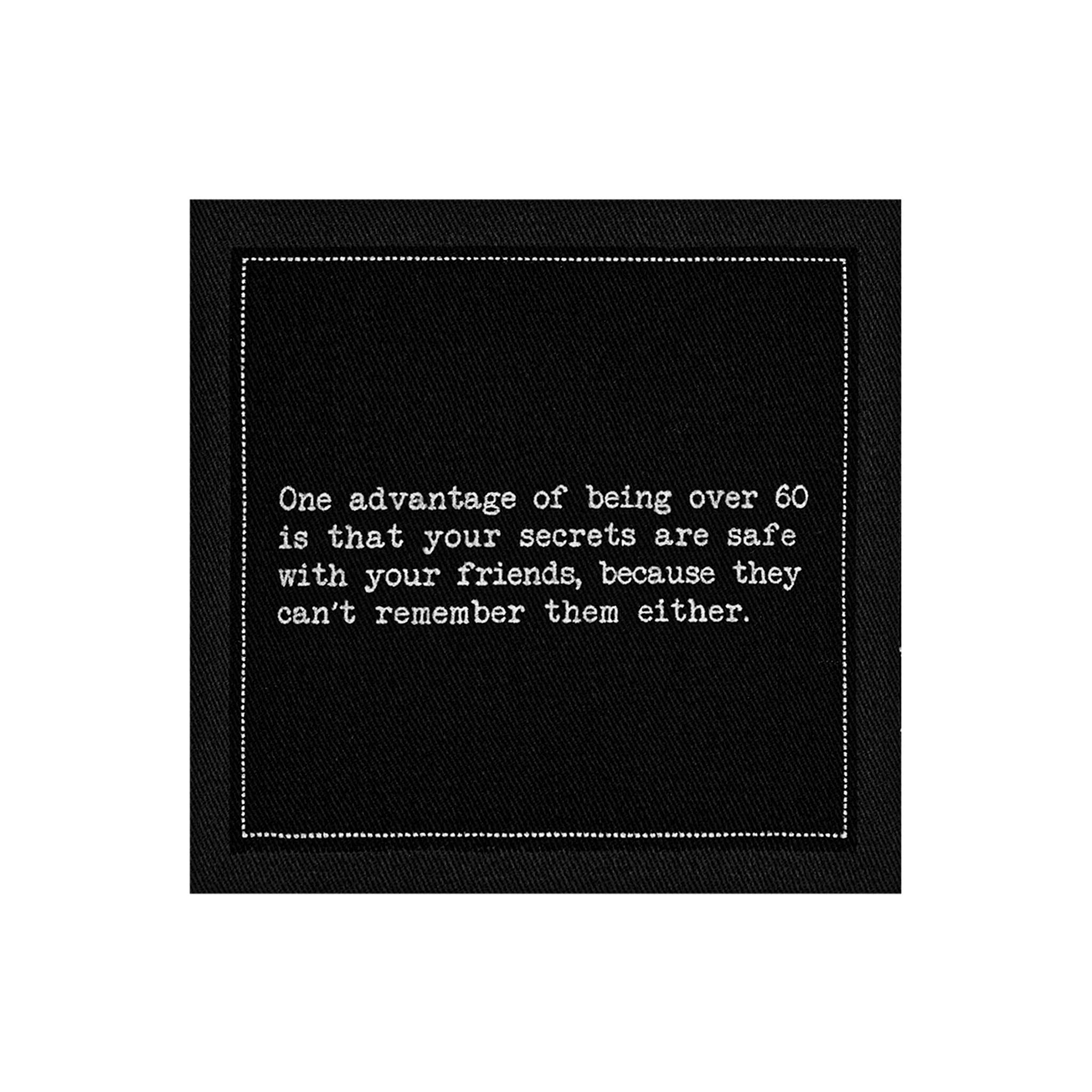 Five Star Napkins Inc. - Wholesale Disposable Napkin - 60th Birthday Quotes - Black Cotton Cocktail Napkins 50x 1