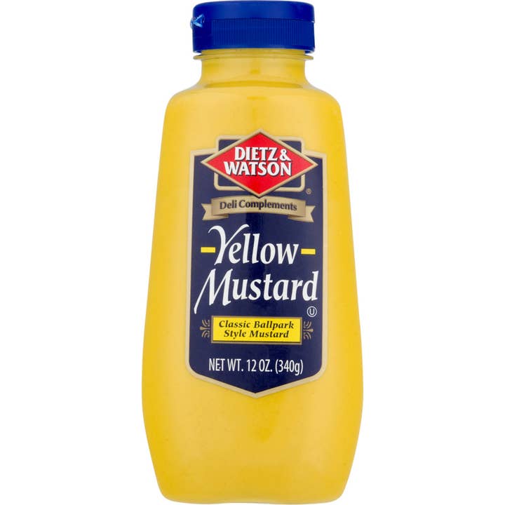 Dietz & Watson – Engroshandel Sennep – Dietz & Watson gul sennep, 12 oz