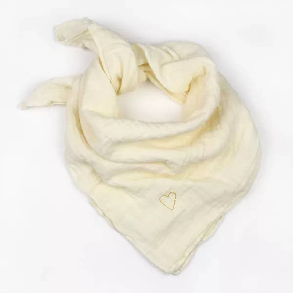BARNABÉ AIME LE CAFÉ - Wholesale Swaddle - Baby - Double gauze cotton embroidered baby diaper