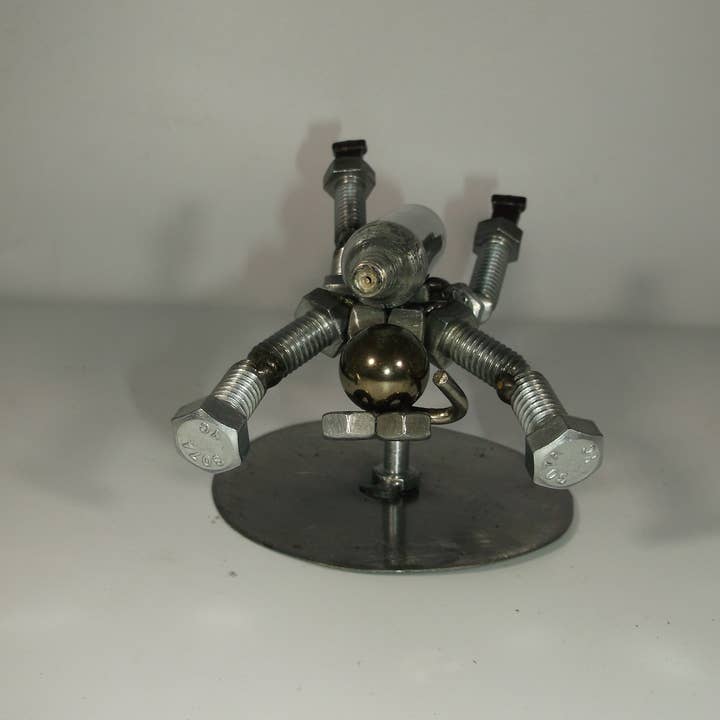Creations Welded - Vente Figurine décorative - Plongeur sous-marin, figurine en métal, sports nautiques