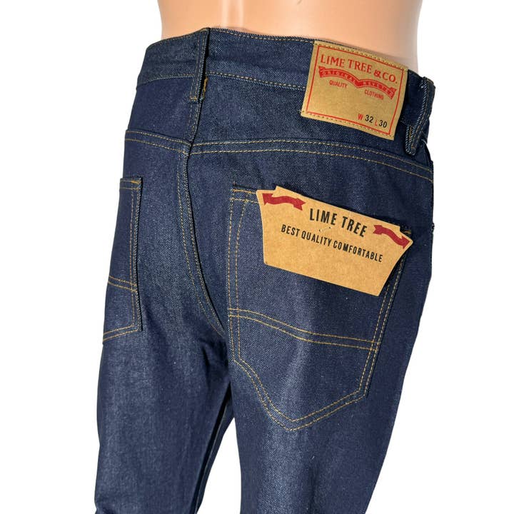 Lime Tree Clothing Inc. - Wholesale Jeans - Men's - Lime Tree Straight Denim Jeans–Durable & Stylish, Open Sizes