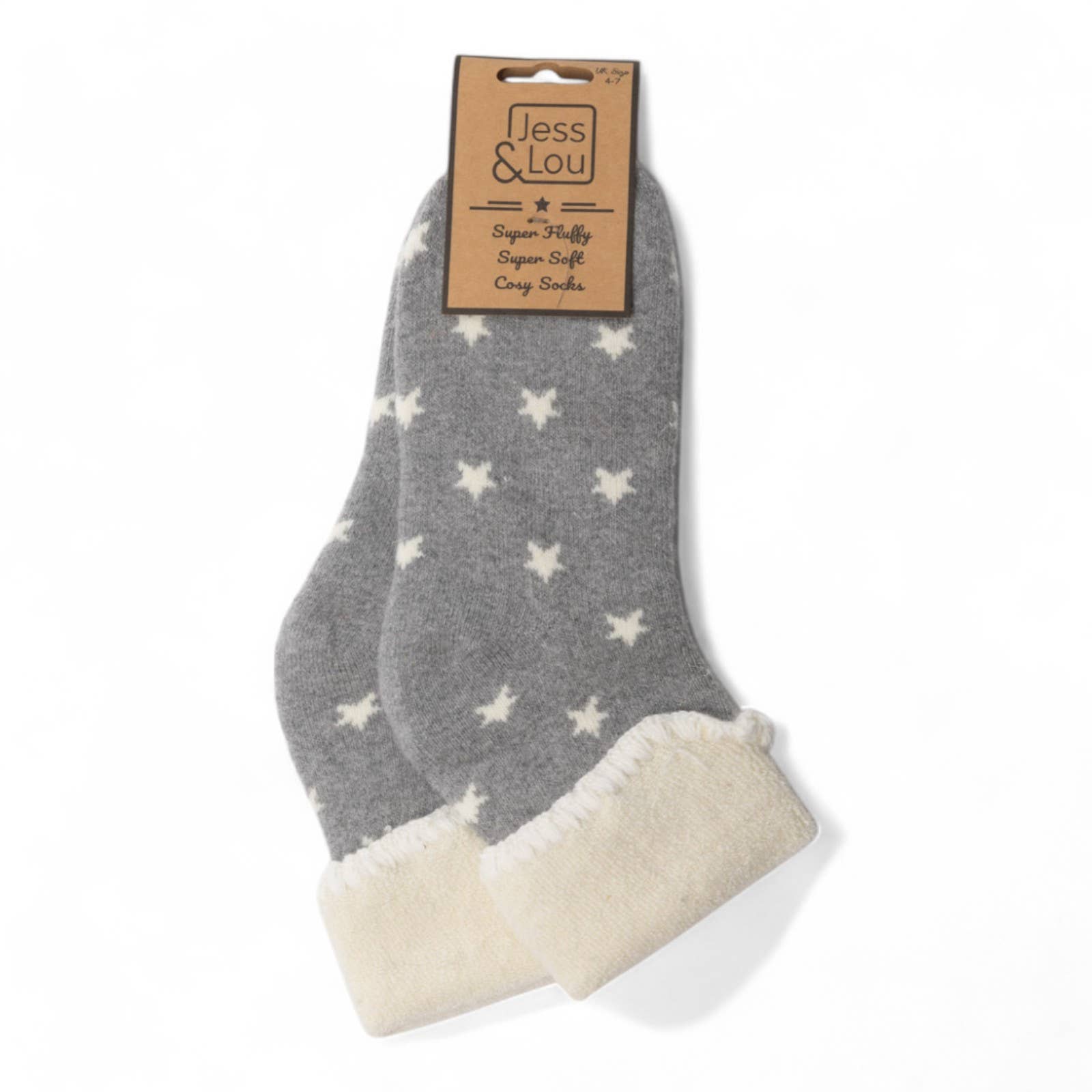 Jess & Lou - Wholesale Socks - Women's - Star Cosy Cuff Socks 3