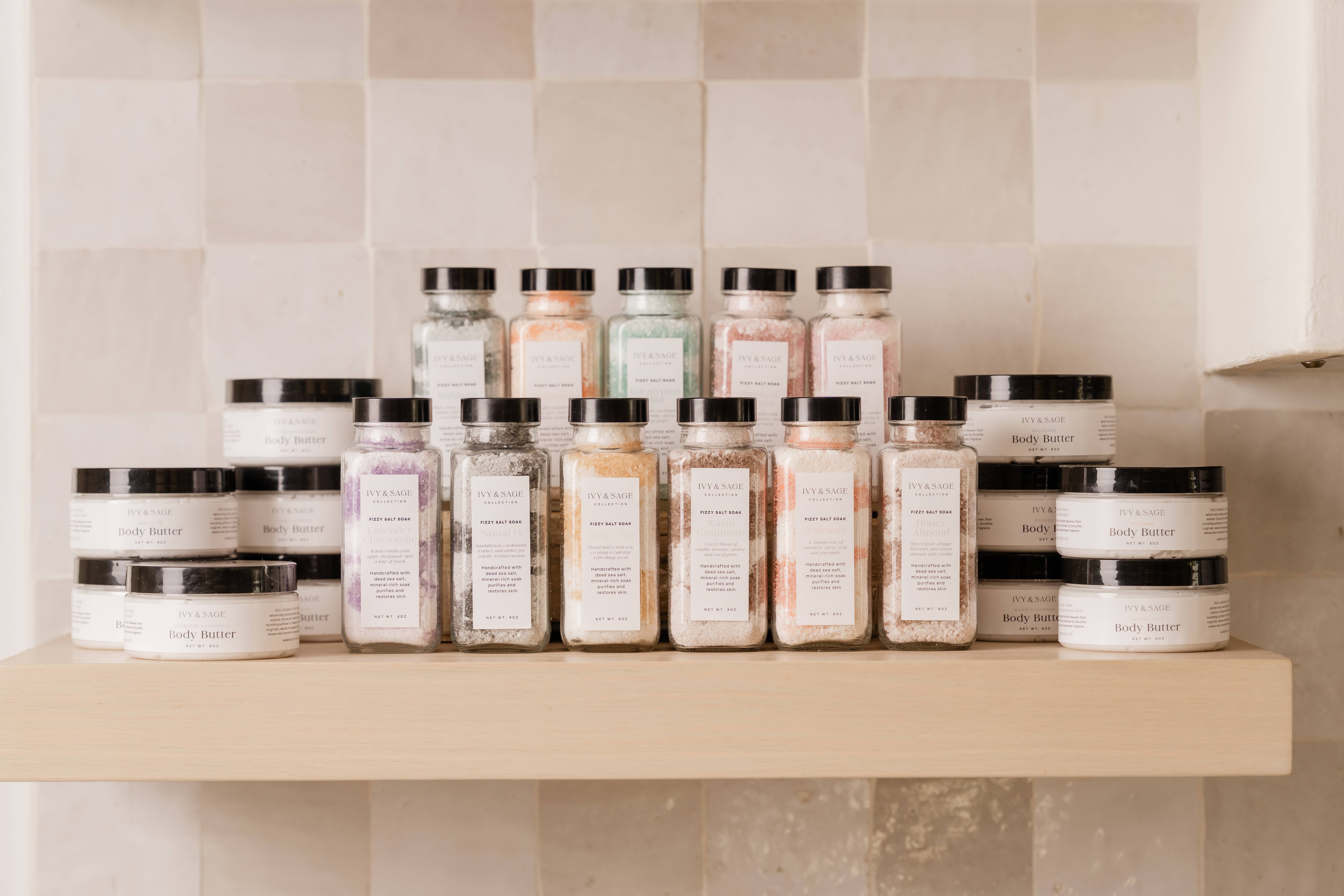 Ivy & Sage Collection – wholesale Bath bomb/fizz – Salt Soak – Eucalyptus Mint, Relaxing & Fresh8