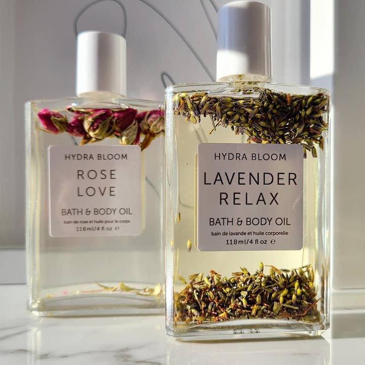 Hydra Bloom Beauty UK – wholesale Bad- och kroppsolja – Lavendel Relax Bad & Body Oil Organic | Presenter till henne