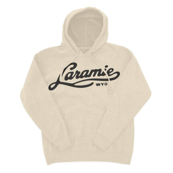 Laramie Script Unisex Hoodie for wholesale by Go Slo