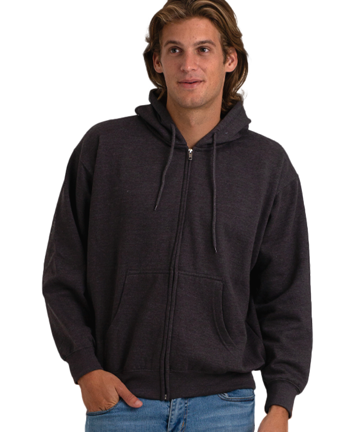 U.S. Apparel - Wholesale Hoodie - Unisex - Adult Full Zip Hood28