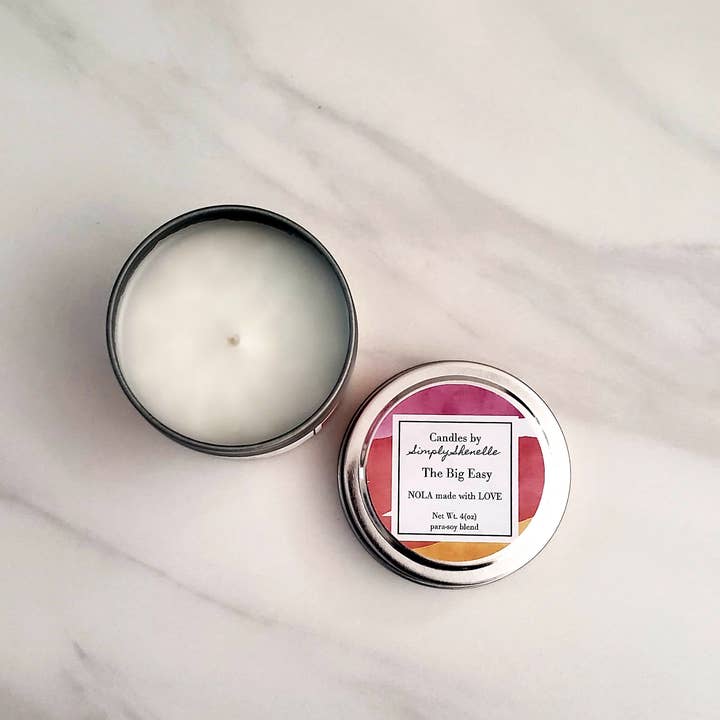 Candles by Simply Shenelle - Wholesale Travel Candles - The Big Easy ~ Handmade ~ 4oz ~ Scented Candle1
