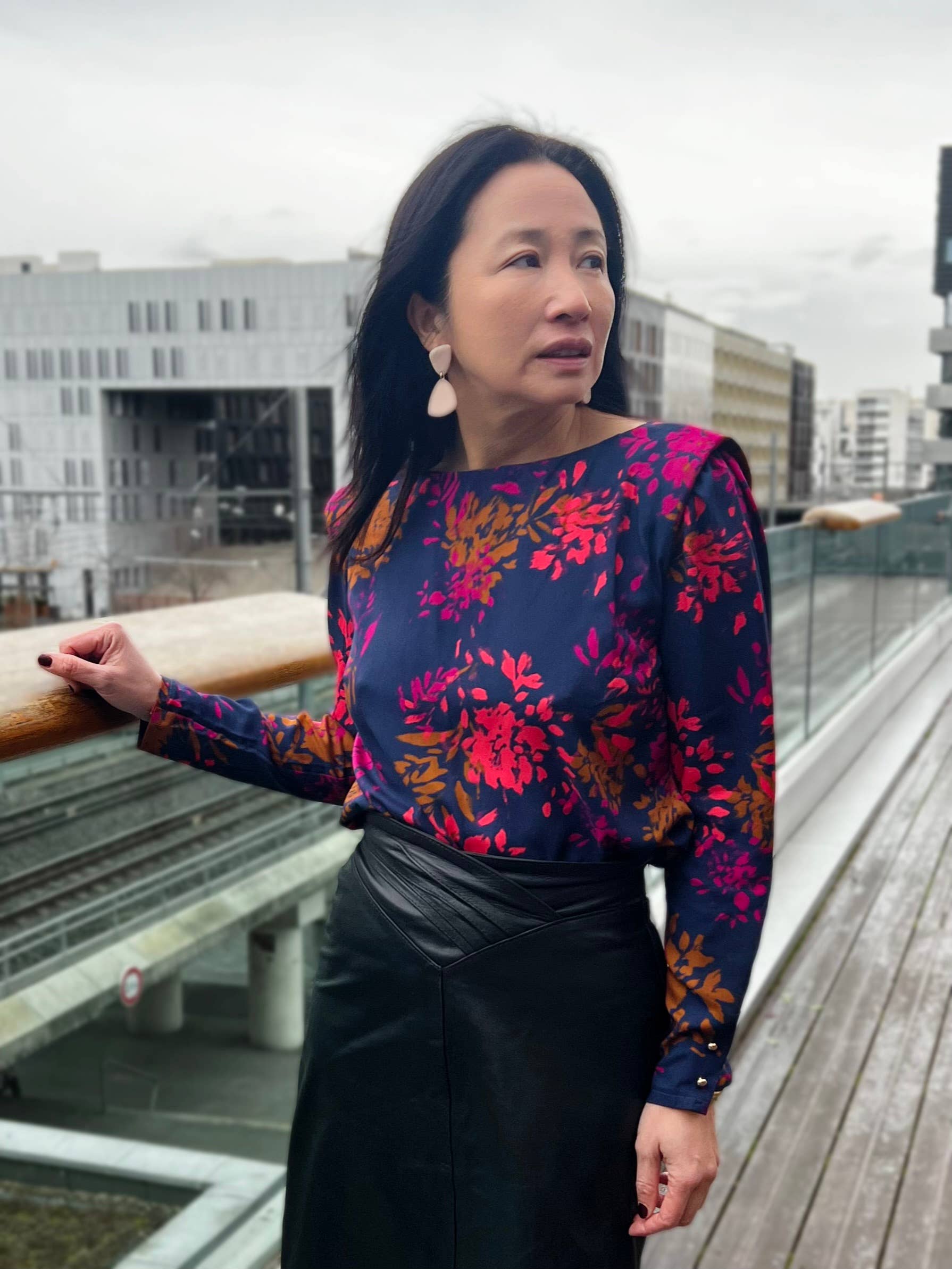 MY DRESS MADE - Wholesale Fabric - ELENA viscose twill fabric - Printed in France8