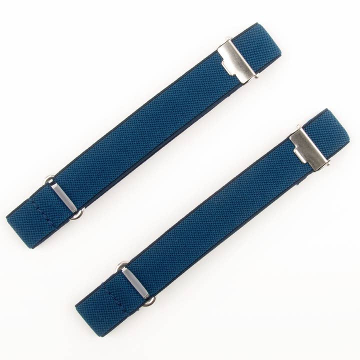 Clementine blue sleeve elastic for wholesale by Les Bretelles De Léon