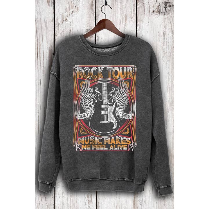 SWEATSHIRTS MINÉRAUX ROCK TOUR 1965 pour la vente par HRTandLUV
