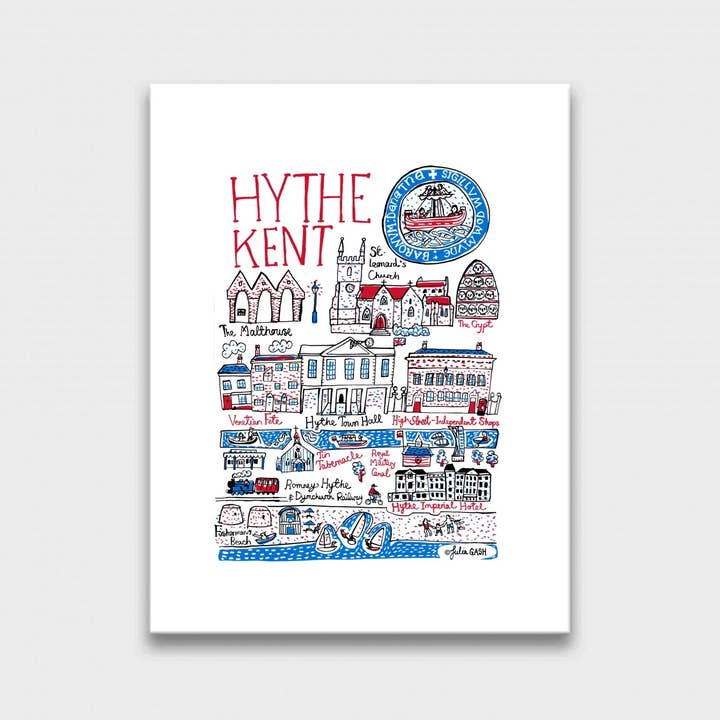 Julia Gash – wholesale Art print – Hythe, Kent Prints & Cards2