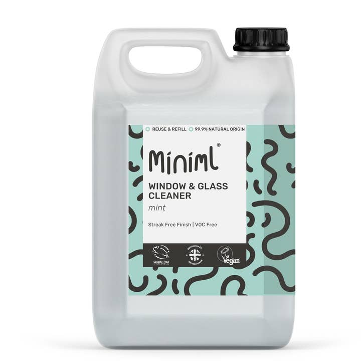 Window & Glass Cleaner - Mint 5L Refill (MIN401) for wholesale by Miniml