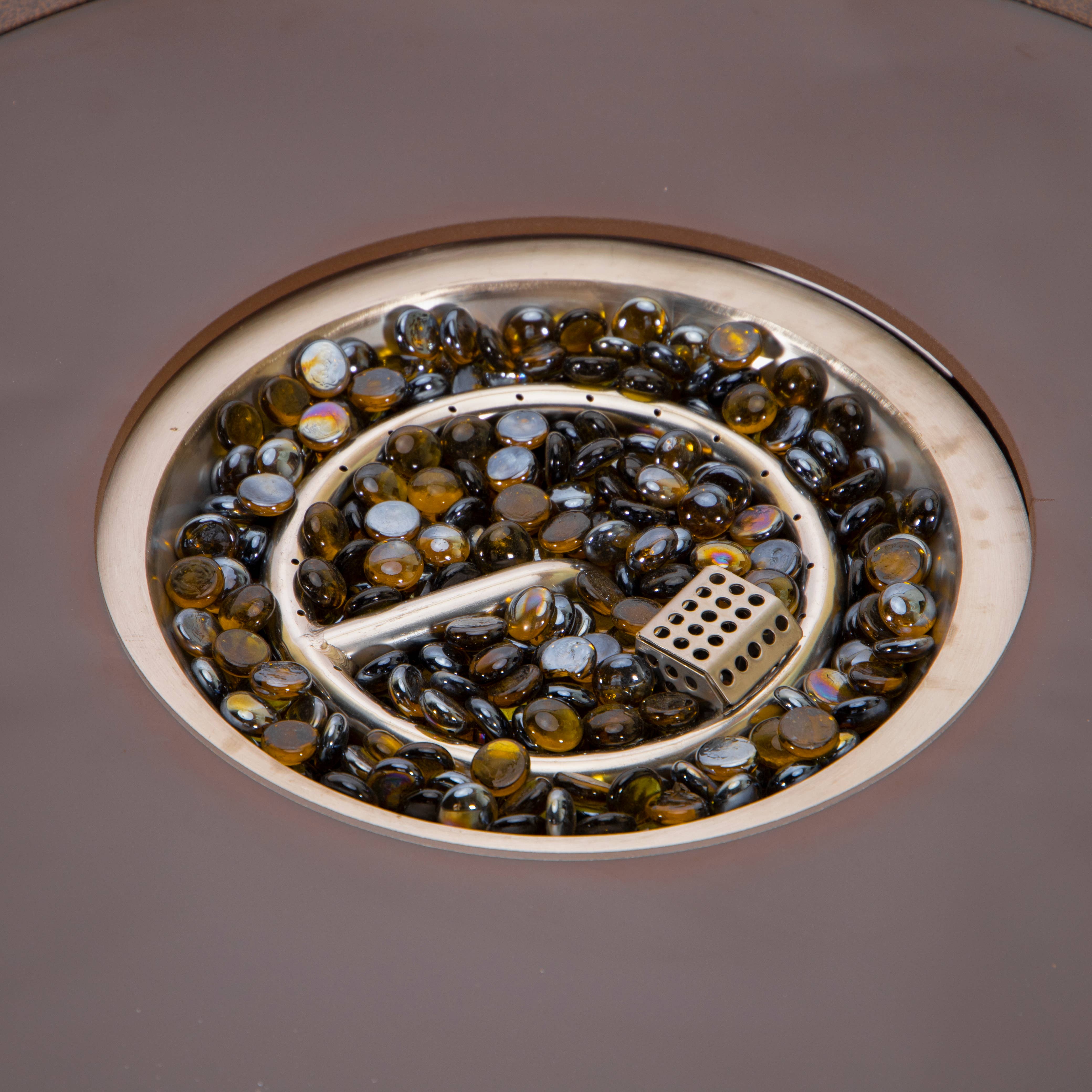 LeisureMod - Wholesale Fire Pit - Walbrooke Aluminum Propane Round Outdoor Fire Pit Table10