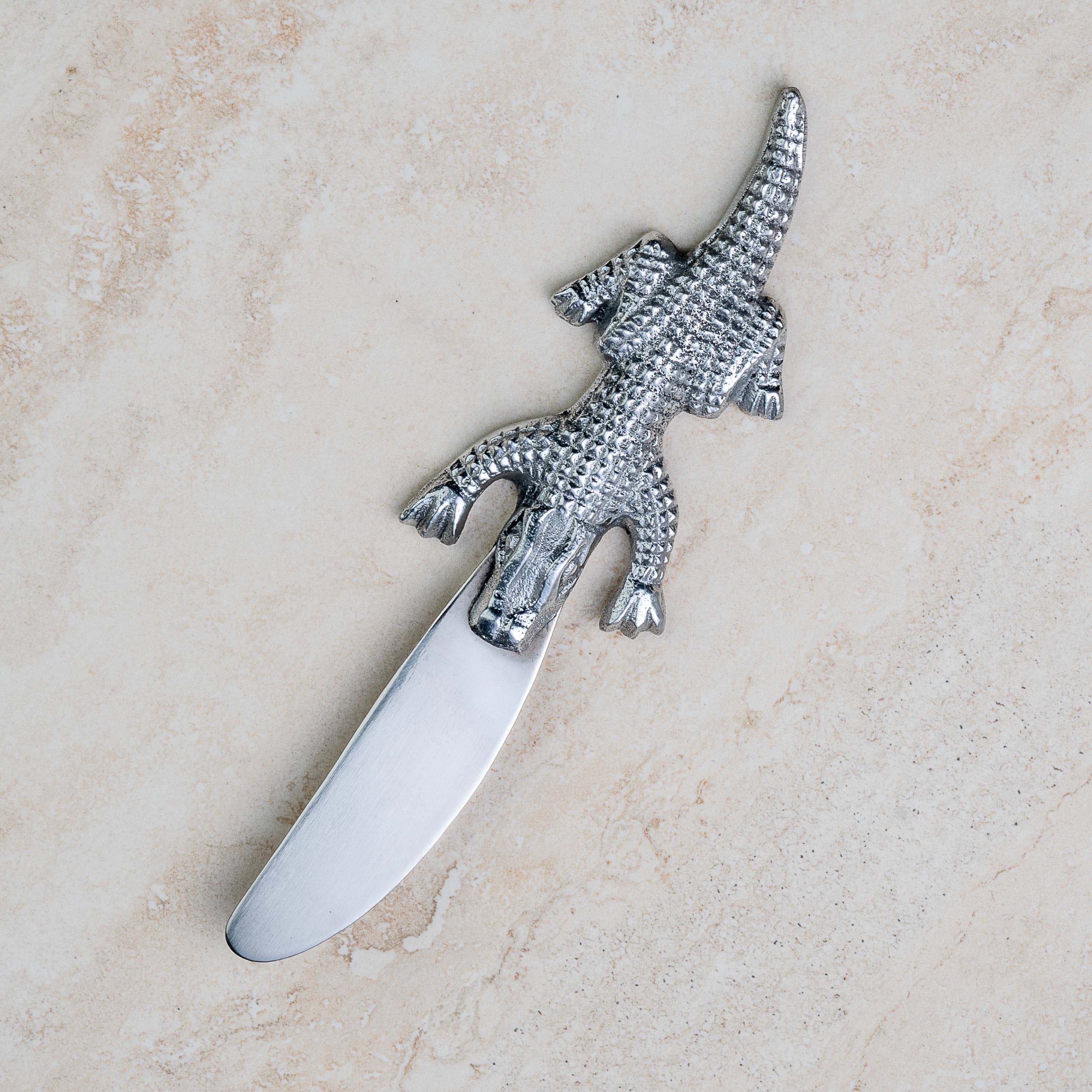 India Handicrafts Inc - Wholesale Cheese Spreader - Alligator Spreader 120