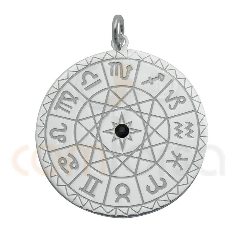 COM FORSA SL - Wholesale Individual Charm/Pendant - Gold-Plated Sterling Silver 925 Mini Horoscope Charm 11Mm0