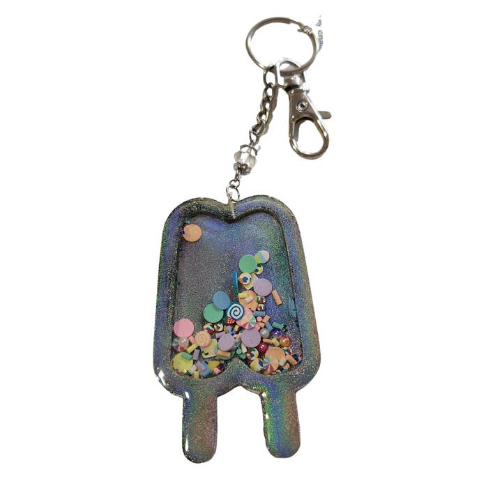 Porta-chaves com picolé duplo por atacado de Blue Bourbon Designs