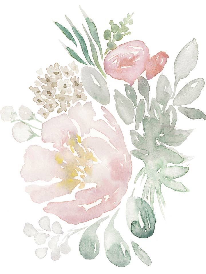 Fleurs roses pour la vente par Colors By Megan