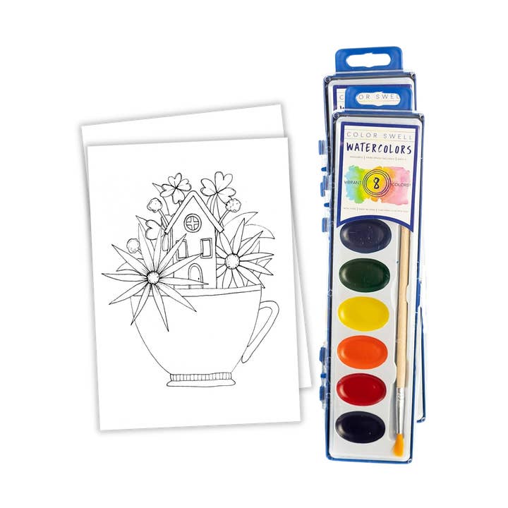 Tasse à thé - Peins-moi ! Pack de fête pour la vente par Alyssa Whetstone Art