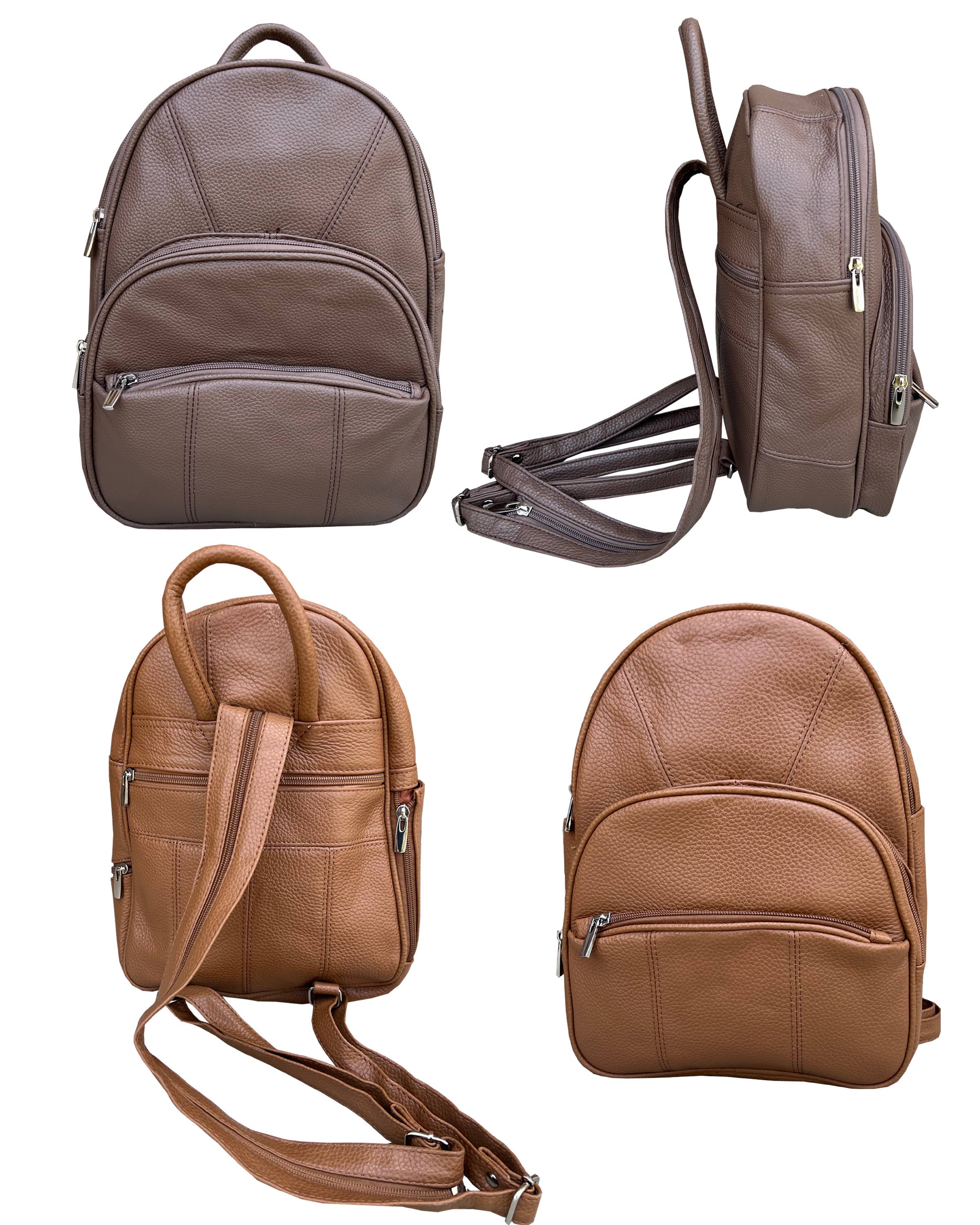 Roma Leathers, Inc. - Vente Sac à dos – femme - Sac à dos en cuir de vachette 3303A5