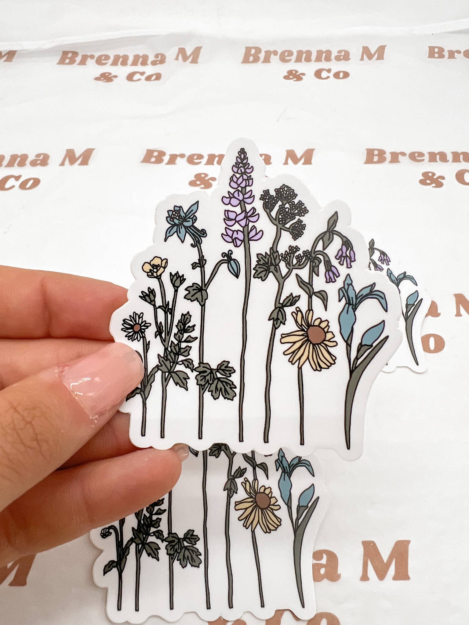 Meadow Floral Sticker
