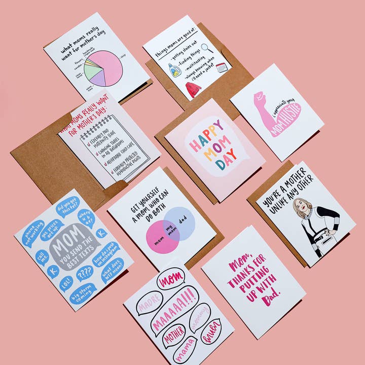 Brittany Paige – Großhandel Muttertagskarten – Mutter Wortblasen Karte2