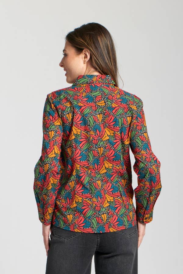 Terracotta multi Klassiek Overhemd - Terracotta Multi voor groothandel op Faire1