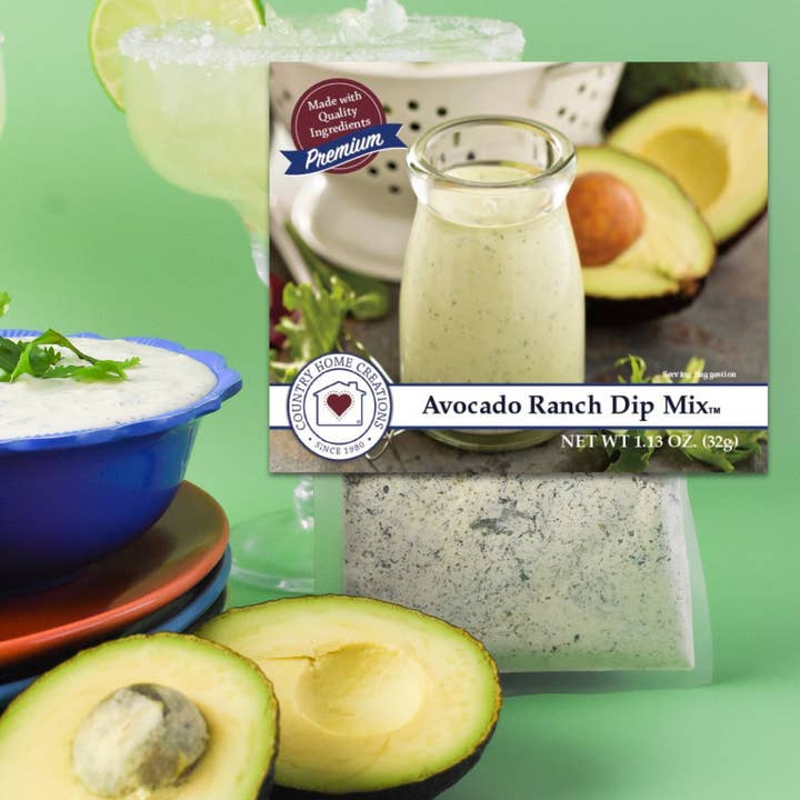 Country Home Creations - Wholesale Dip - Avocado Ranch Dip Mix