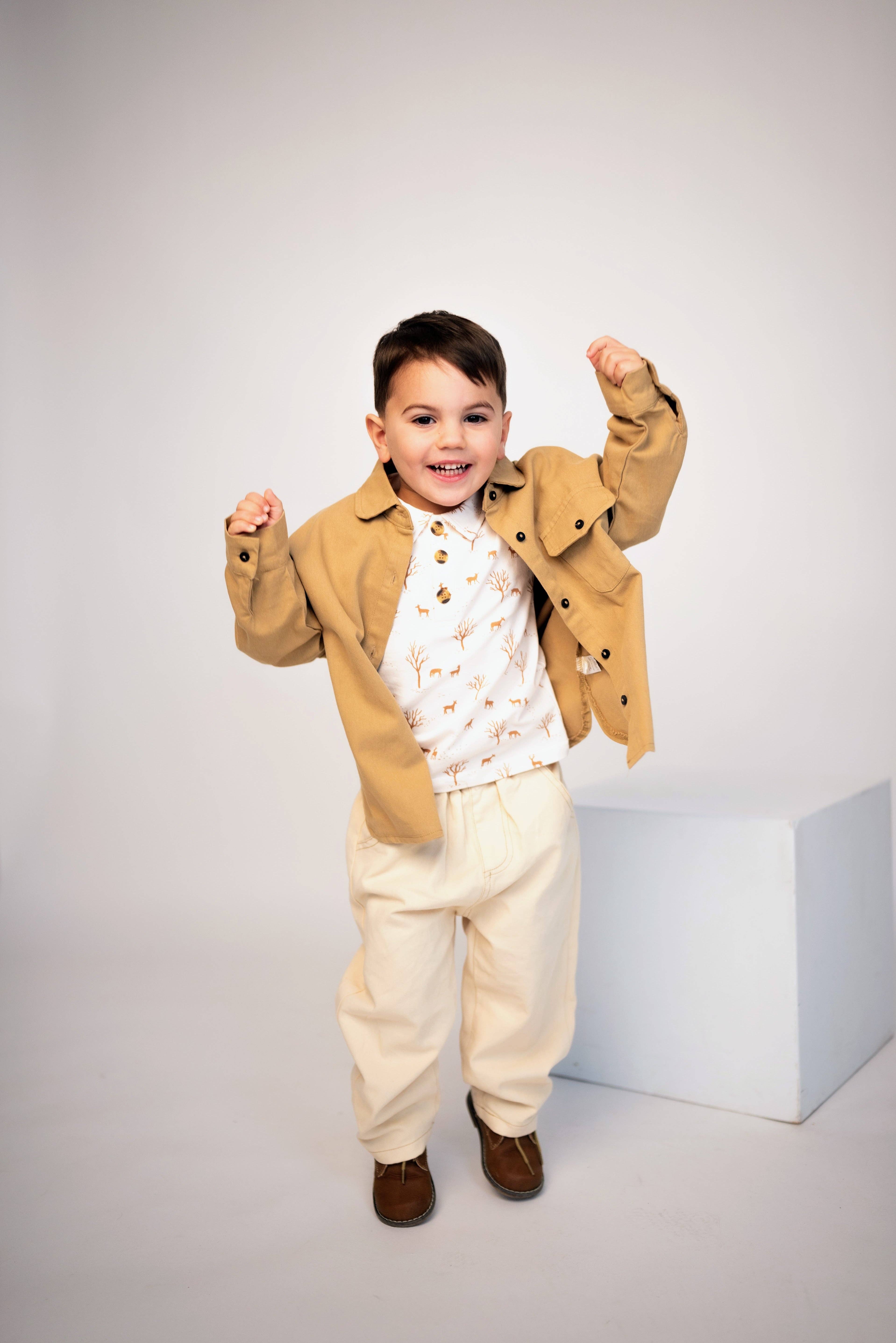 ntrl co. - Wholesale Shirt Jacket/Shacket - Kids - Dakota Denim Shacket | Gender -Neutral2